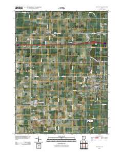 Wauseon 2010 topographic map thumbnail