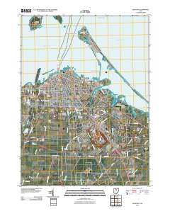 Sandusky 2010 topographic map thumbnail