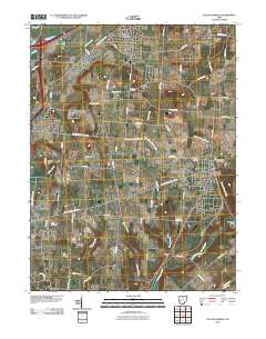Yellow Springs 2010 topographic map thumbnail