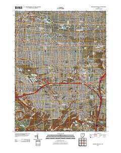 Shaker Heights 2010 topographic map thumbnail