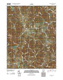 Wilkesville 2010 topographic map thumbnail