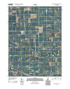 Woodburn South 2010 topographic map thumbnail