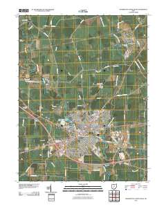 Washington Court House 2010 topographic map thumbnail