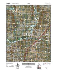 Franklin 2010 topographic map thumbnail