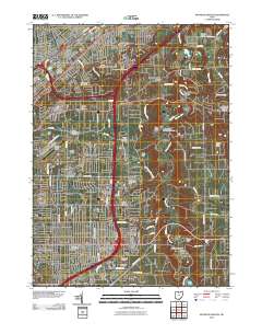Mayfield Heights 2010 topographic map thumbnail