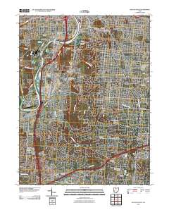 Dayton South 2010 topographic map thumbnail