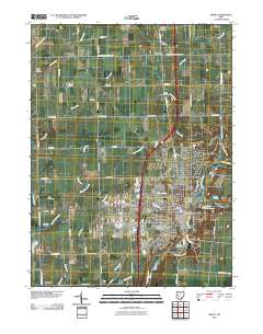Sidney 2010 topographic map thumbnail