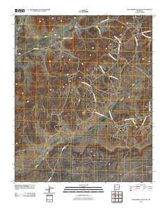 Shoemaker Canyon SE 2010 topographic map thumbnail