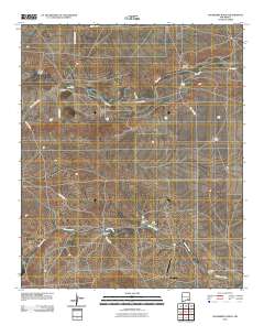 Hackberry Ranch 2010 topographic map thumbnail