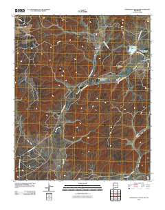 Horsehead Canyon NW 2010 topographic map thumbnail