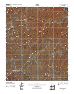 Wahalee Canyon 2010 topographic map thumbnail
