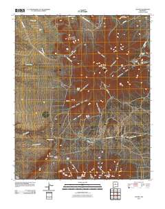 Golden 2010 topographic map thumbnail