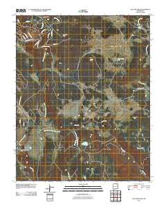 Agua Fria Peak 2010 topographic map thumbnail