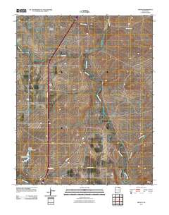 French 2010 topographic map thumbnail