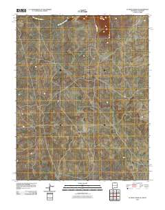 La Segita Peaks NE 2010 topographic map thumbnail