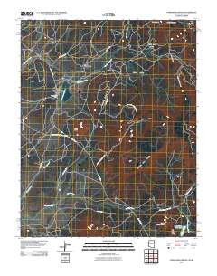 Upper Wheatfields 2010 topographic map thumbnail