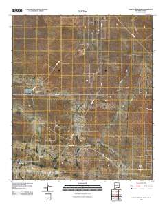 Paduca Breaks West 2010 topographic map thumbnail