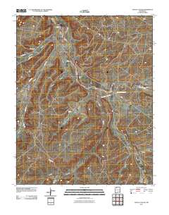 Tafoya Canyon 2010 topographic map thumbnail