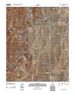 Canon Agua Buena 2010 topographic map thumbnail