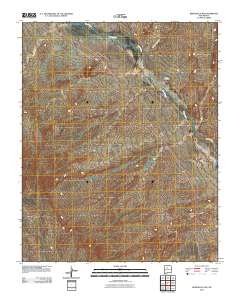 Bernalillo NW 2010 topographic map thumbnail