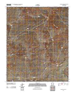 Atarque Lake 2010 topographic map thumbnail