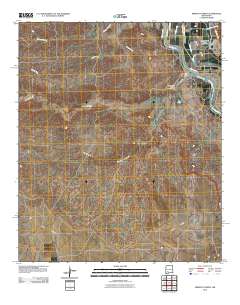Arroyo Cuervo 2010 topographic map thumbnail