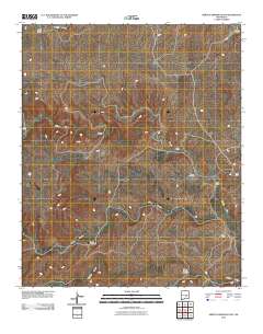 Arroyo Serrano East 2010 topographic map thumbnail