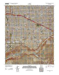 Albuquerque East 2010 topographic map thumbnail