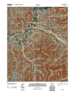 Blanco 2010 topographic map thumbnail