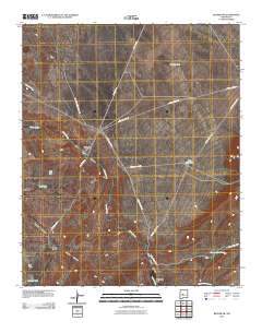 Becker SW 2010 topographic map thumbnail