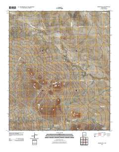 Bisbee Hills 2010 topographic map thumbnail
