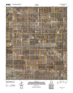 Bledsoe SW 2010 topographic map thumbnail