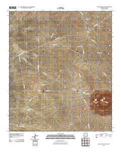 Alamo Mountain 2010 topographic map thumbnail