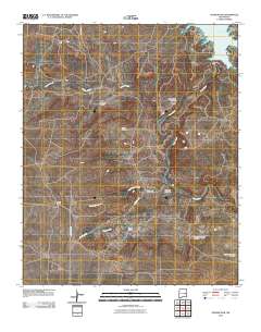 Sumner Dam 2010 topographic map thumbnail