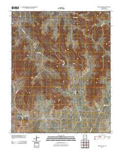 Beenham SW 2010 topographic map thumbnail