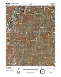 Aztec 2010 topographic map thumbnail