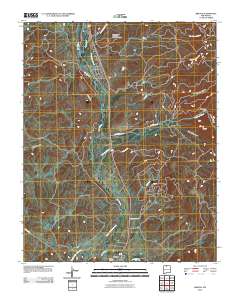 Brazos 2010 topographic map thumbnail