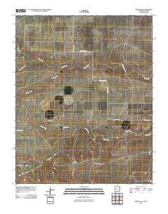 Amistad SE 2010 topographic map thumbnail
