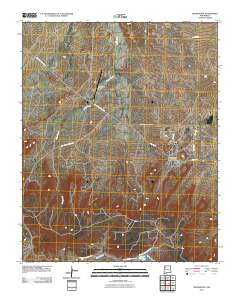 Crownpoint 2010 topographic map thumbnail