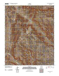 Corona South 2010 topographic map thumbnail