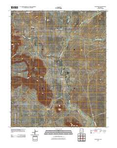 Bueyeros 2010 topographic map thumbnail