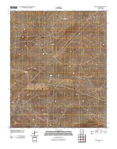 Burro Lake 2010 topographic map thumbnail