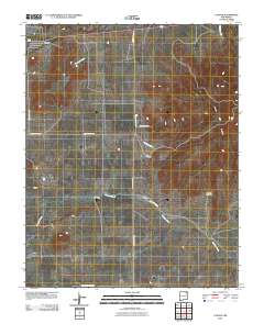 Capulin 2010 topographic map thumbnail