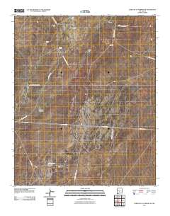 Cerro De La Campana SE 2010 topographic map thumbnail