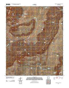 Cerro Del Oro 2010 topographic map thumbnail