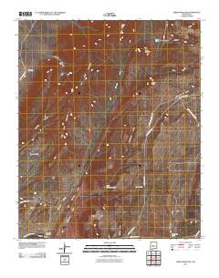 Cerro Montoso 2010 topographic map thumbnail
