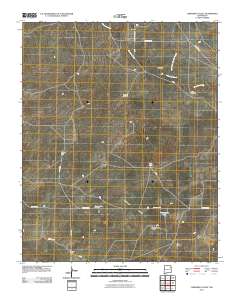 Cherokee Valley 2010 topographic map thumbnail