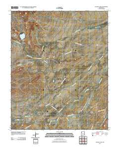 Chuska Lake 2010 topographic map thumbnail