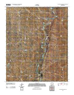 Cottonwood Draw 2010 topographic map thumbnail
