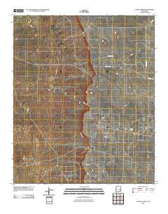 Caudill Ranch 2010 topographic map thumbnail